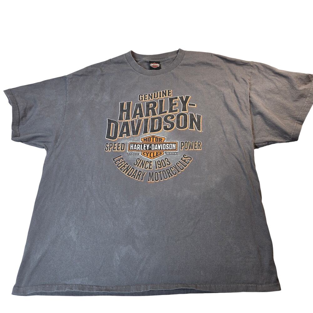 Harley Davidson Sturgis South Dakota 2020 Graphic T Shirt Mens 3XL Gray